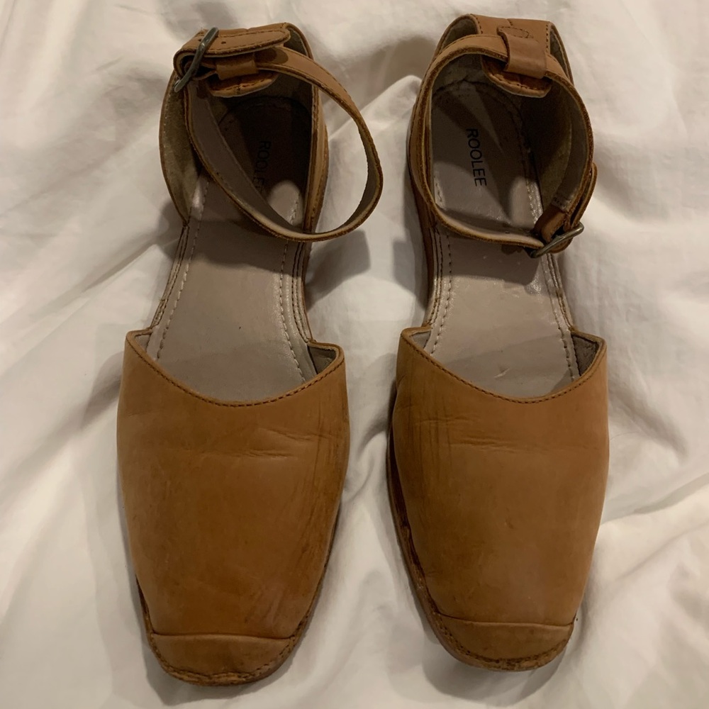 ROOLEE Women's Tan Leather Sandals